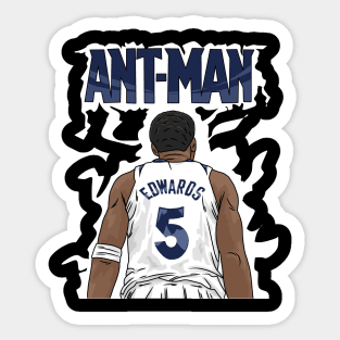 Anthony "ANT-MAN" Edwards cartoon Flat style Sticker